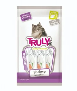 Truly Cat Creamy Lickable Shrimp & Codfish 70g