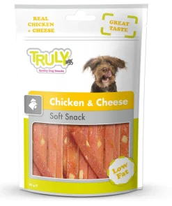 Truly Chicken and Cheese 90 g - kylling og ost snacks