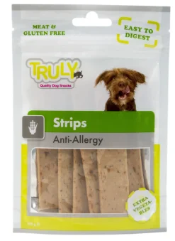 Truly Strips Anti-Allergy 100 g - allergivenlige hundesnacks