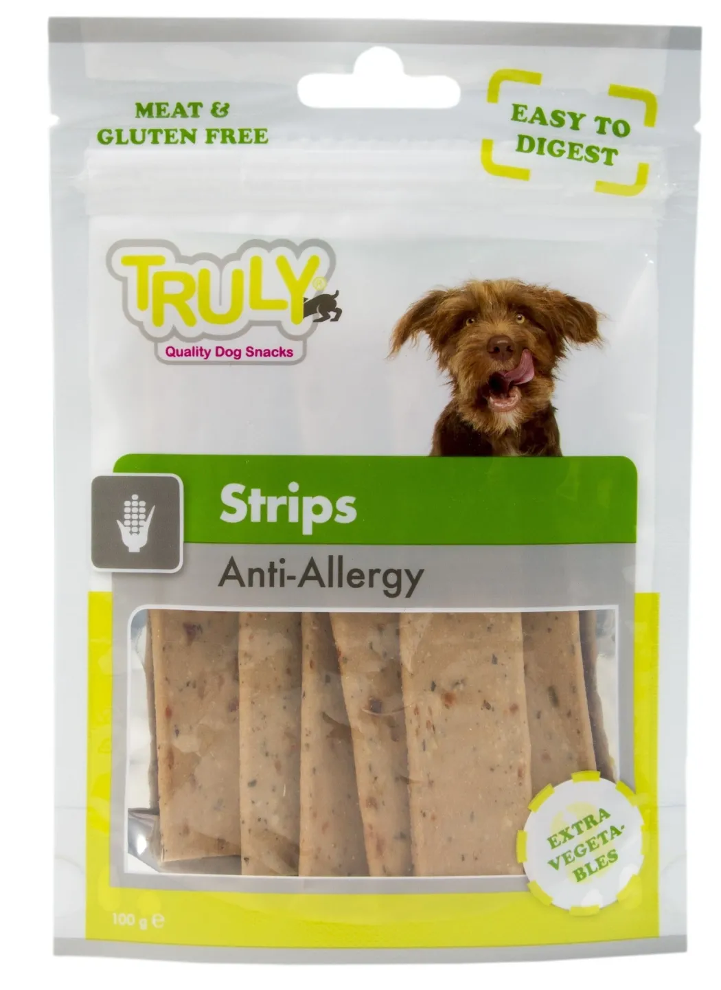 Truly Strips Anti-Allergy 100 g - allergivenlige hundesnacks