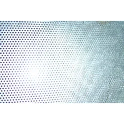 Ventilationsrist (sølv) 10 x 100 cm