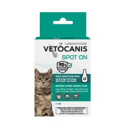 Vetocanis spot on kat 3-6 kg 2x1,2 ml