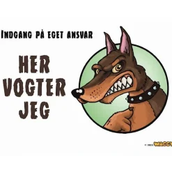 Waggy Her vogter Jeg Dobberman