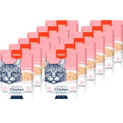 Wanpy Cat Vådmad - Kylling og Rejer 85 g