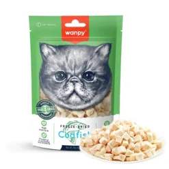 Wanpy Frysetørret Torsk til Kat 20 g - naturlig snack