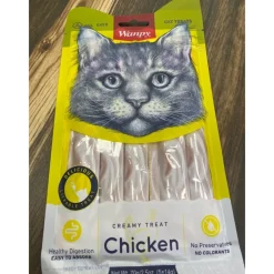 Wanpy Kat Cremet Slikbar Godbid med Kylling