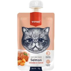 Wanpy Kat Tasty Paste Salmon - Slikbar godbid 90 g