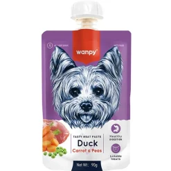 Wanpy Tasty Paste And 90 g - lækker slikbar hundesnack med and
