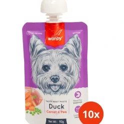 Wanpy Tasty Paste And 90 g - lækker slikbar hundesnack med and