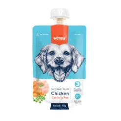 Wanpy Tasty Paste - Kylling, Gulerødder & Ærter 90 g