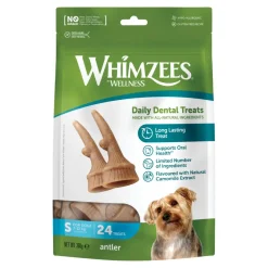 Whimzees Occupy Antler S tyggeben til små hunde - langvarig sund underholdning