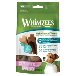 Whimzees Puppy Chew XS/S til små hvalpe - bløde tyggeben til tandpleje