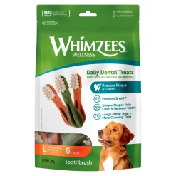 Whimzees Toothbrush Star Large - Tandpleje tyggeben til store hunde