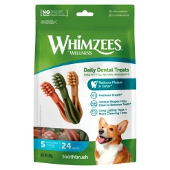 Whimzees Toothbrush Star Small - Tandpleje tyggeben til små hunde