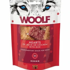 Woolf Hundesnack And eller Kylling med Ris Hearts