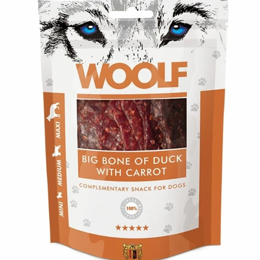 Woolf Hundesnack Big Bone med And og Gulerod