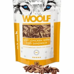 Woolf Hundesnack Bløde Kylling med Torsk Sandwich
