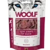 Woolf Hundesnack Bløde Strimler med And