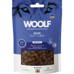 Woolf Hundesnack Bløde Terninger med And - monoprotein 100 g