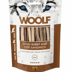 Woolf Hundesnack Kanin og Torsk Lang Sandwich