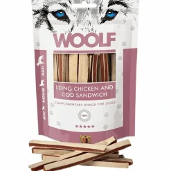 Woolf Hundesnack Kylling og Torsk Lang Sandwich