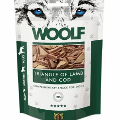 Woolf Hundesnack Lam og Torsk Triangle