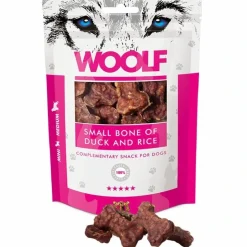 Woolf Hundesnack Små Ben med And og Ris