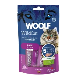 Woolf Wildcat Cream 5 stk - Cremet kattegodbid med and og catnip