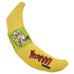 Yeowww Catnip Banana kattelegetøj 18 cm