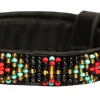 Zinj Terese Rød halsbånd Micro Lang - håndlavet hundehalsbånd