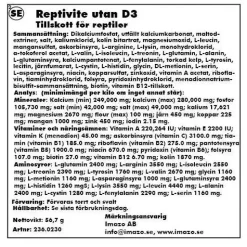 Zoomed Reptivite 56 gram uden D3 med Fosfor